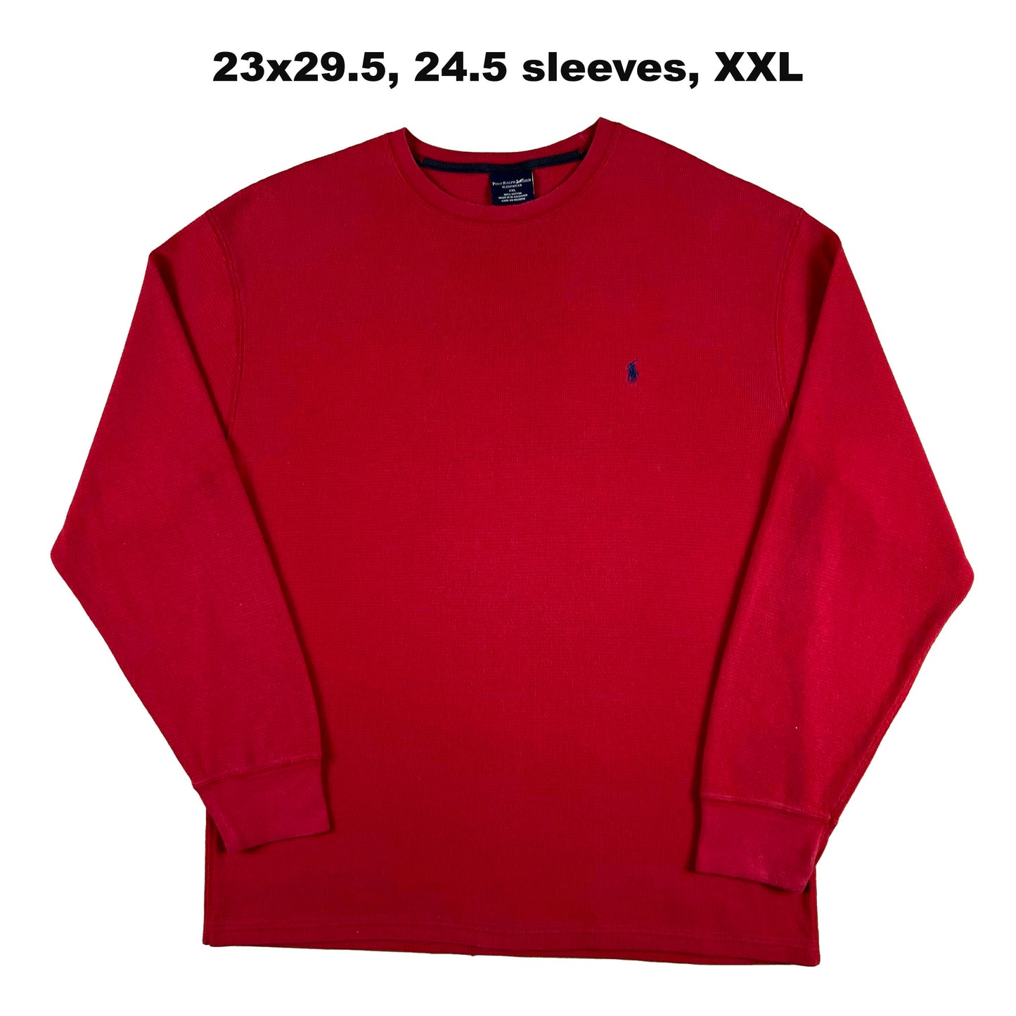 Vintage Polo Ralph Lauren Waffle Knit Thermal Shirts- SELECT SHIRT