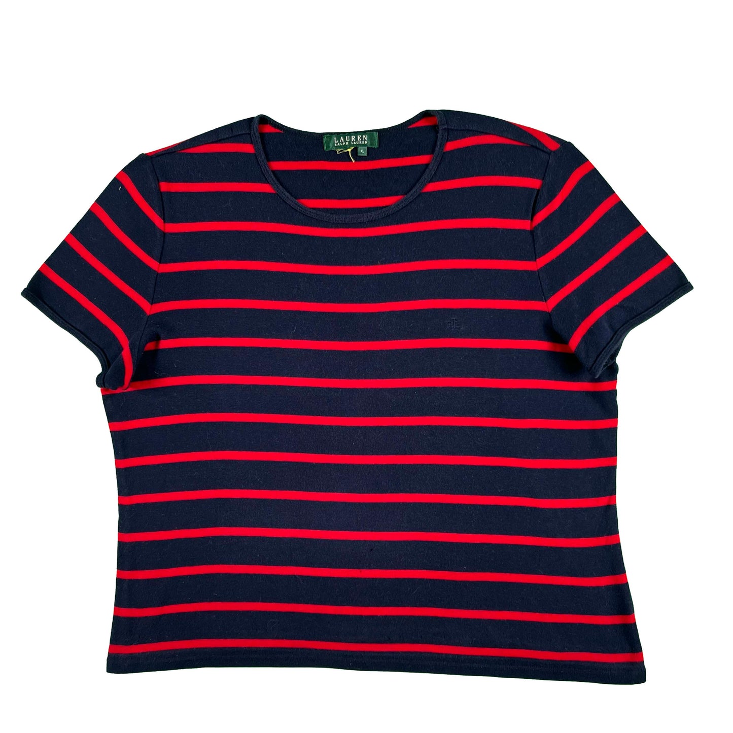2000s Lauren Ralph Lauren Striped Tee- M