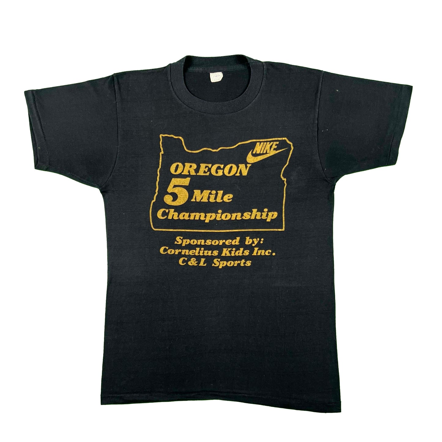 80s Nike Oregon 5 Mile Championships Tee- S