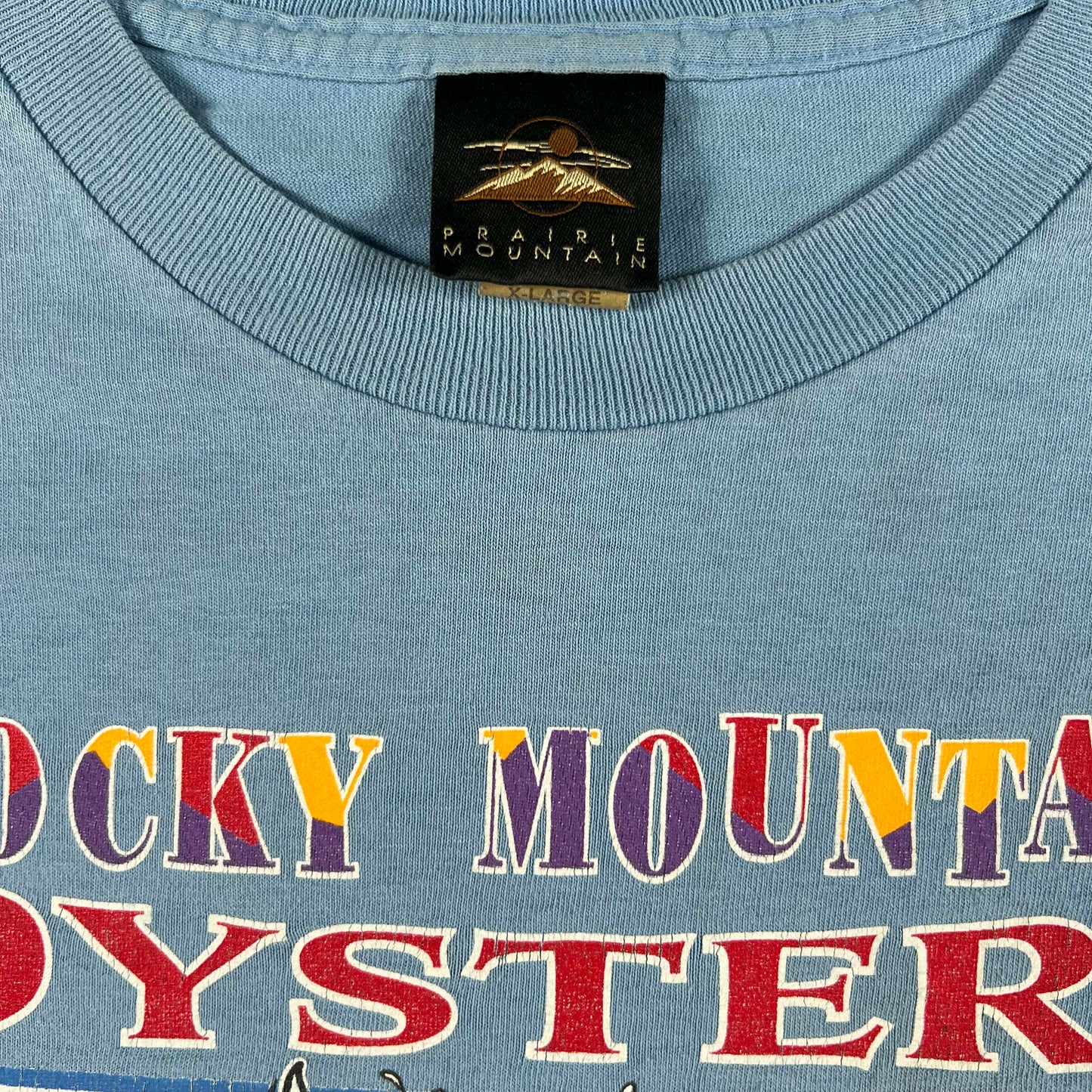 90s Rocky Mountain Oysters Testicle Festival Tee- XL