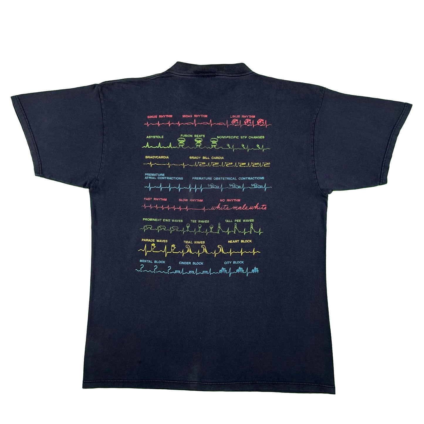 90s Patient Monitor Art Tee- XL