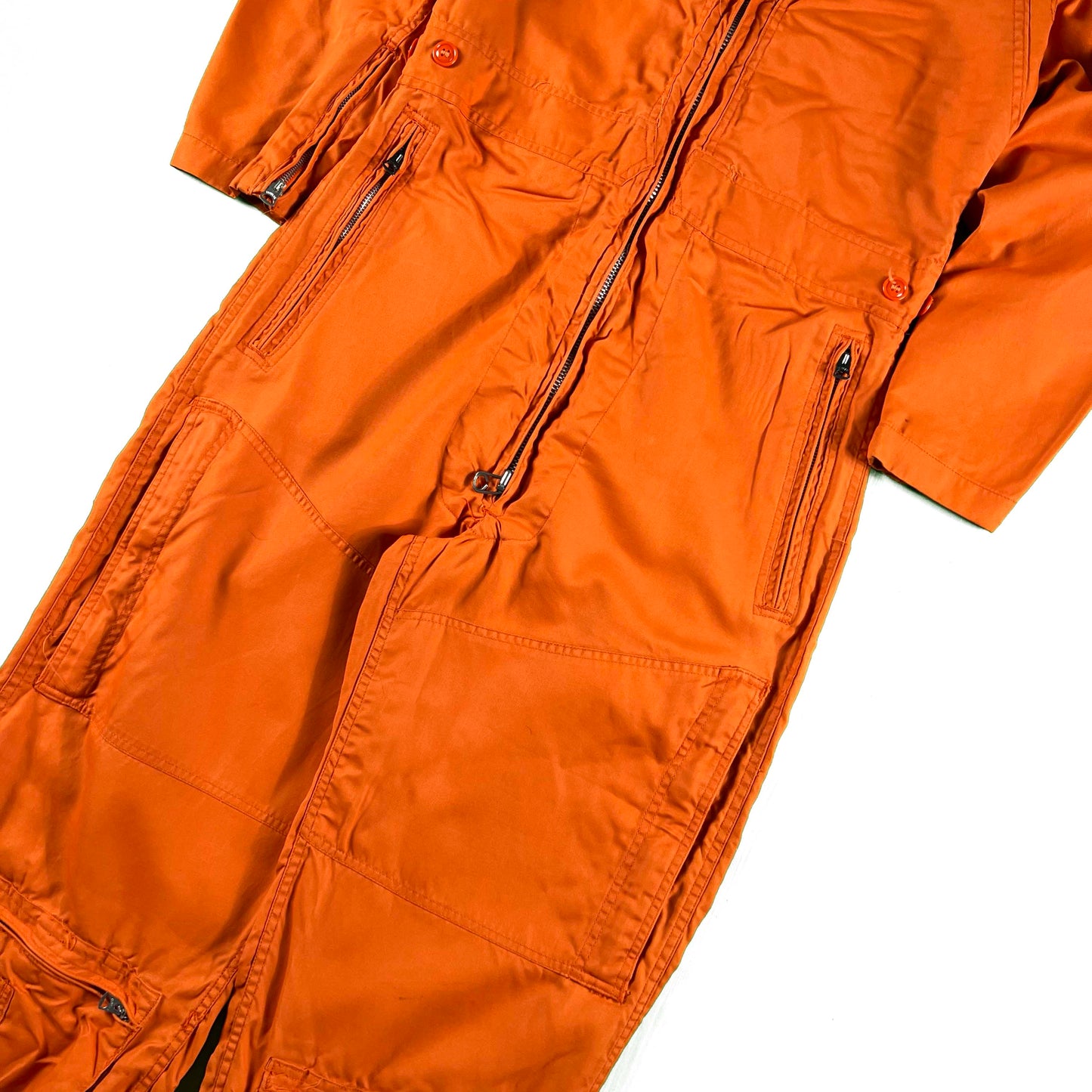 60s US Navy Buaer Orange Pilots Flight Suit- 40L