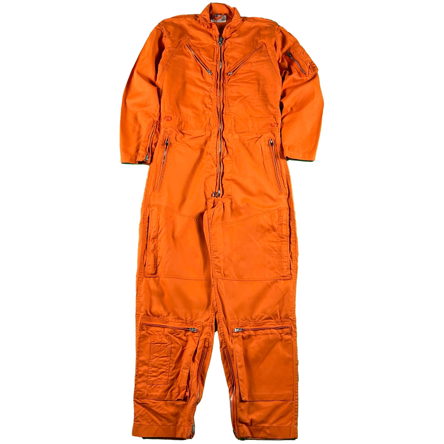 60s US Navy Buaer Orange Pilots Flight Suit- 40L