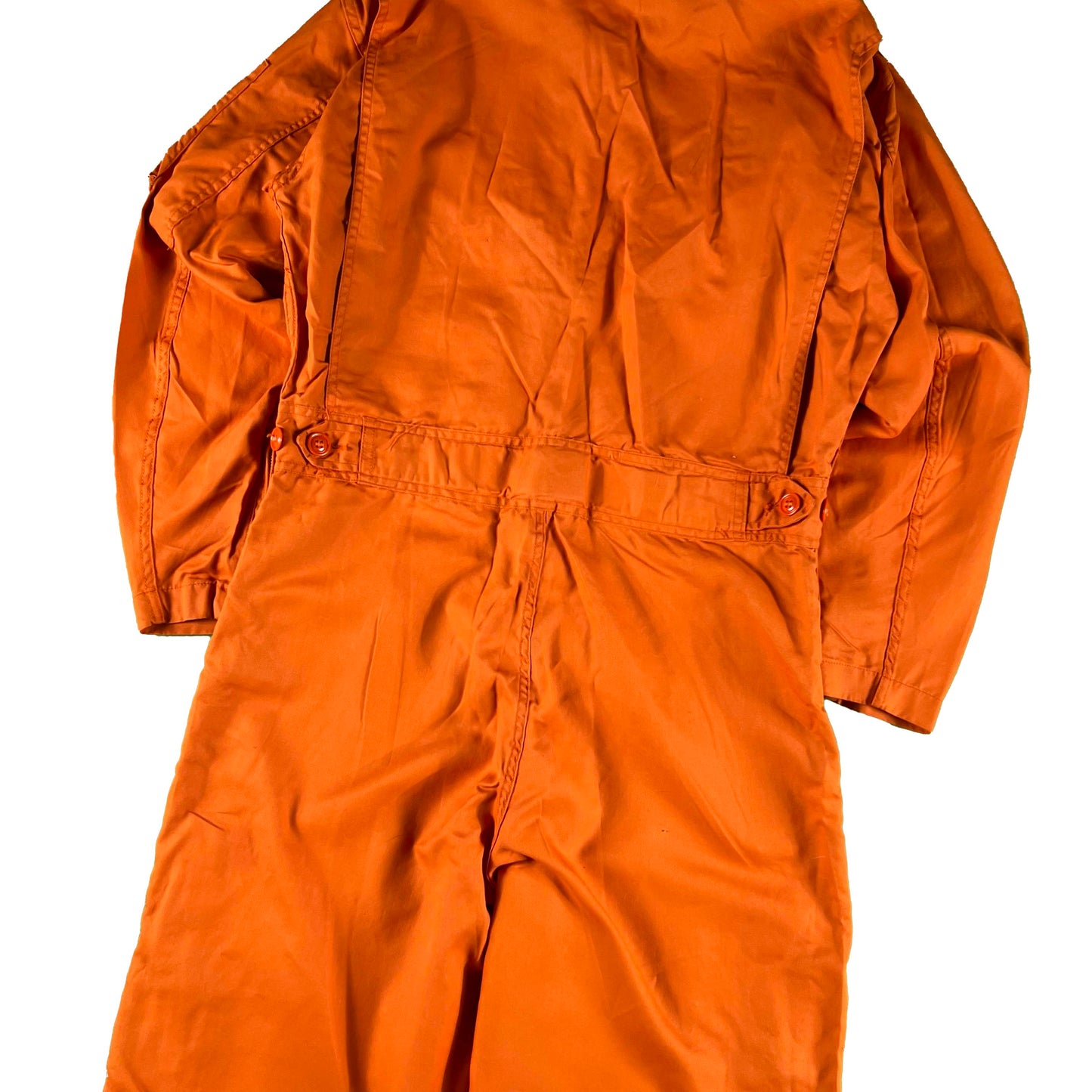 60s US Navy Buaer Orange Pilots Flight Suit- 40L