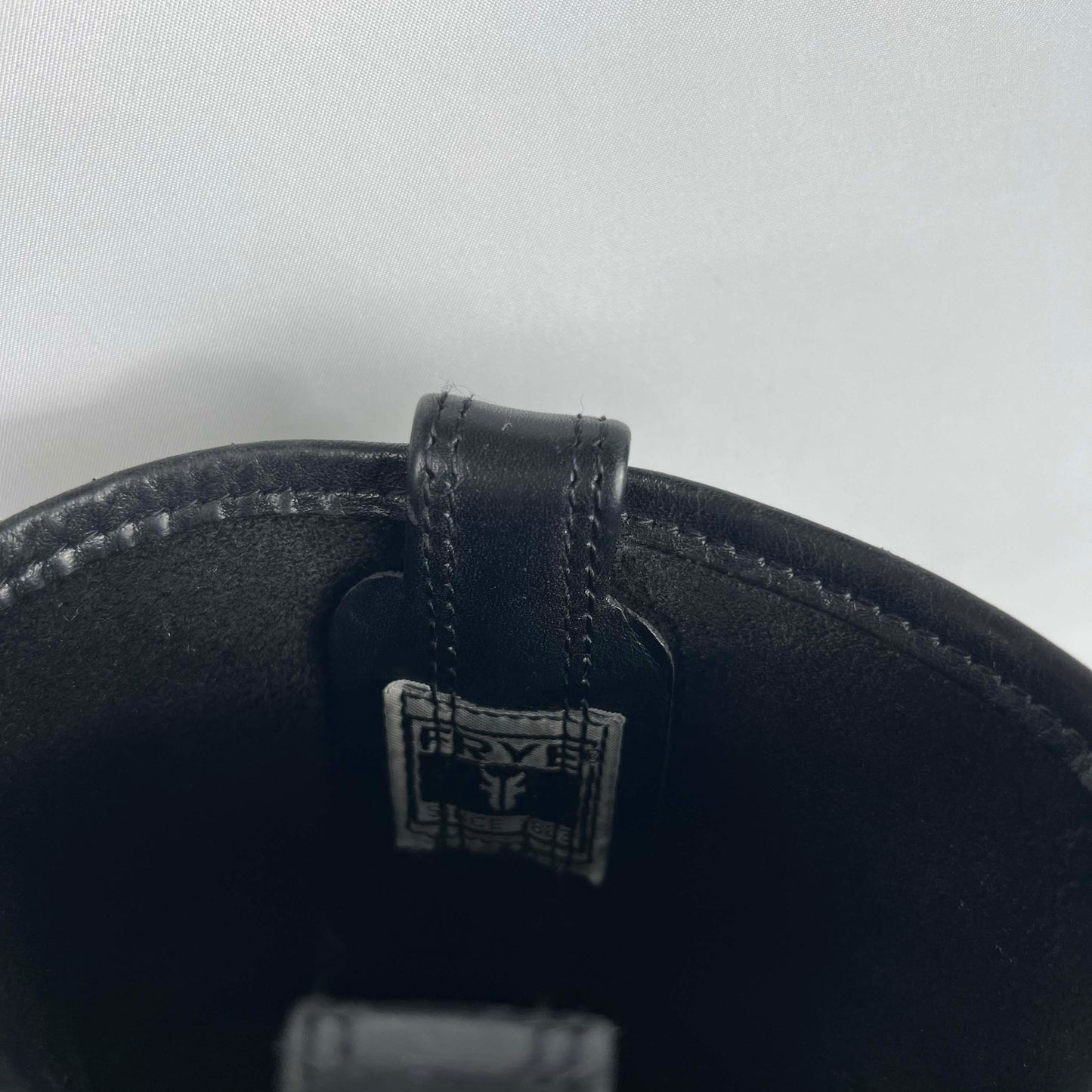 Frye Short Black Harness Engineer Boots- M's 6.5, W's 8