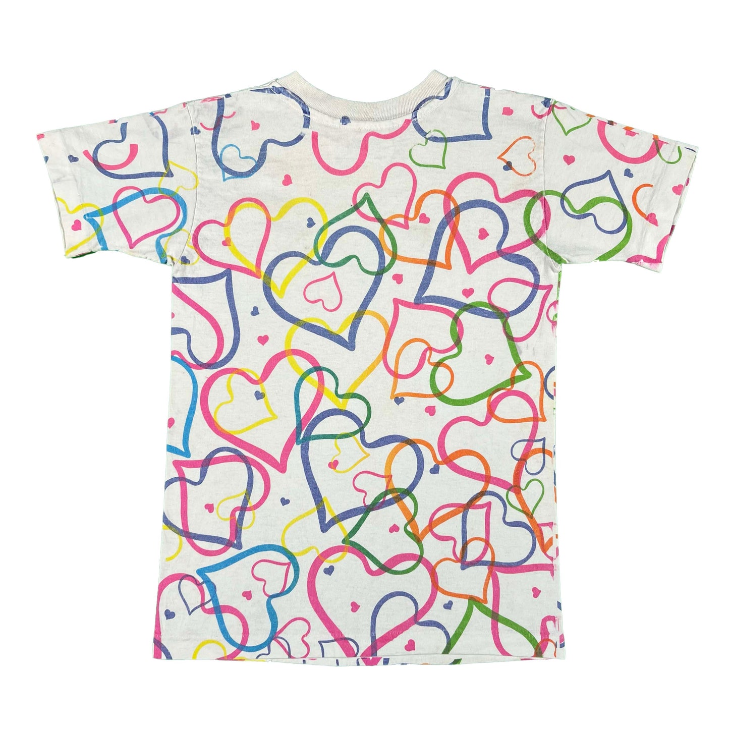 80s Heart AOP Tee- XS