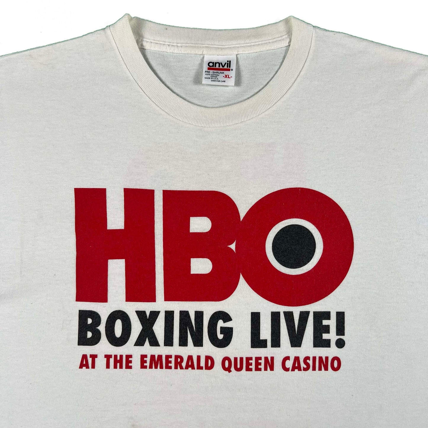 90s HBO Boxing Live Tee- XL