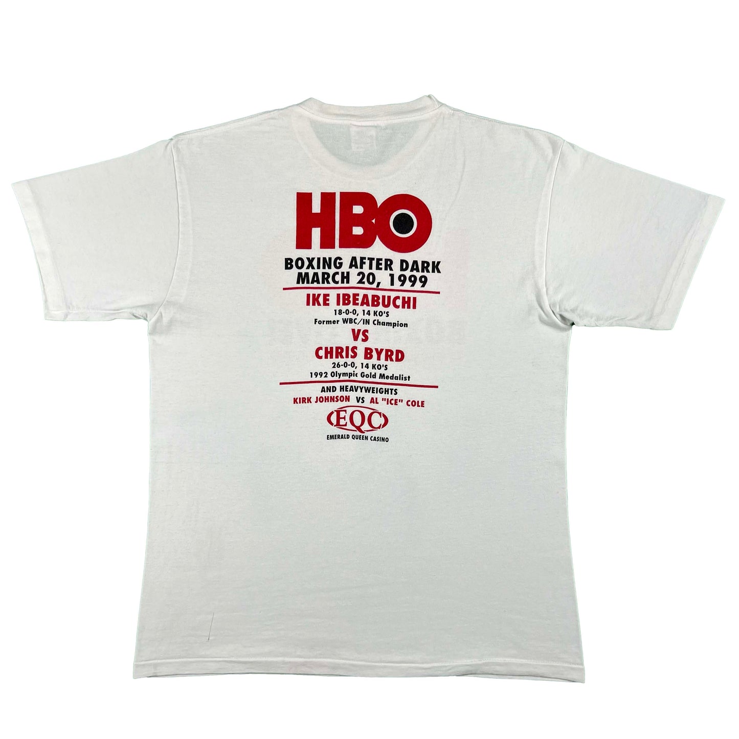 90s HBO Boxing Live Tee- XL