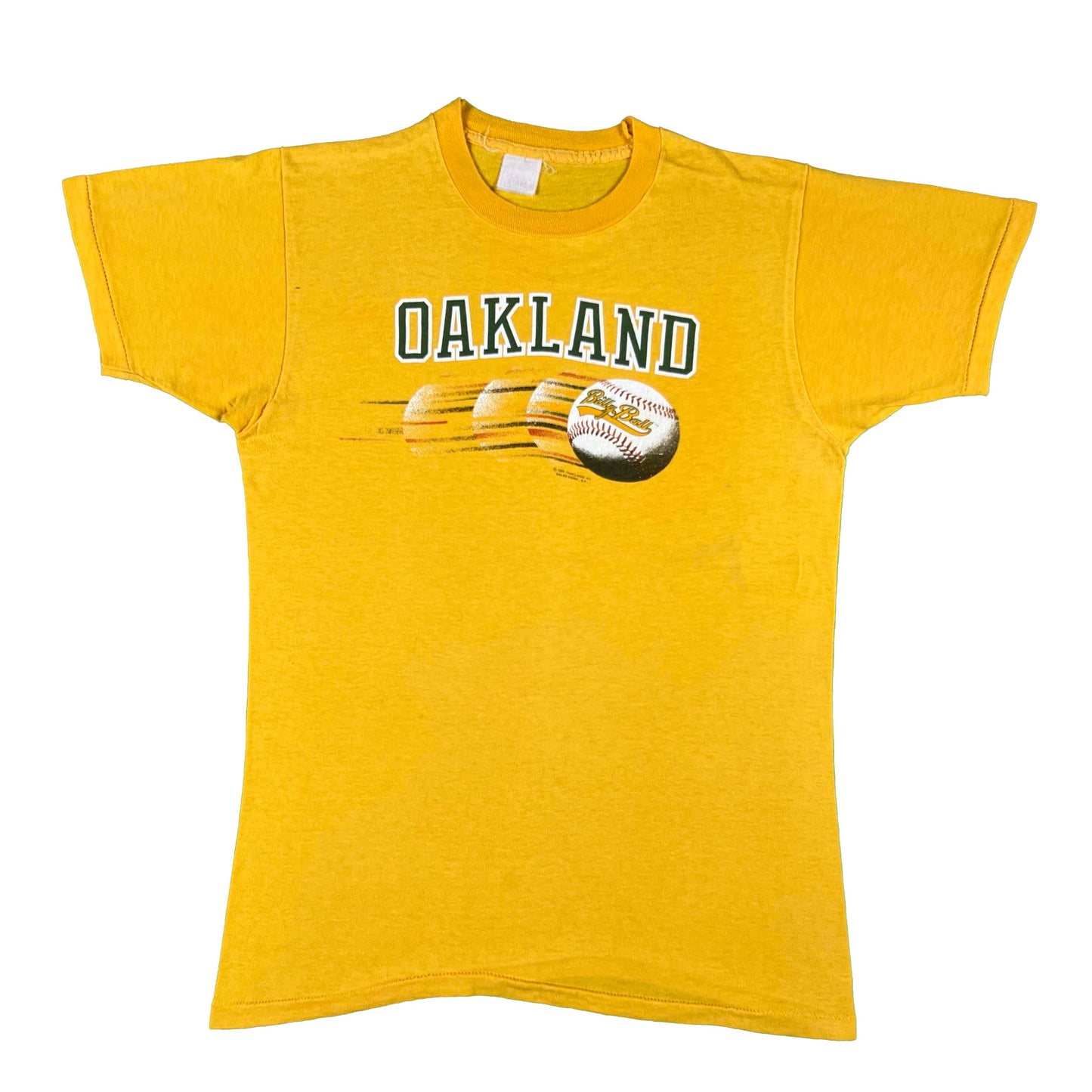 80s Oakland A's Billy Ball Tee- S