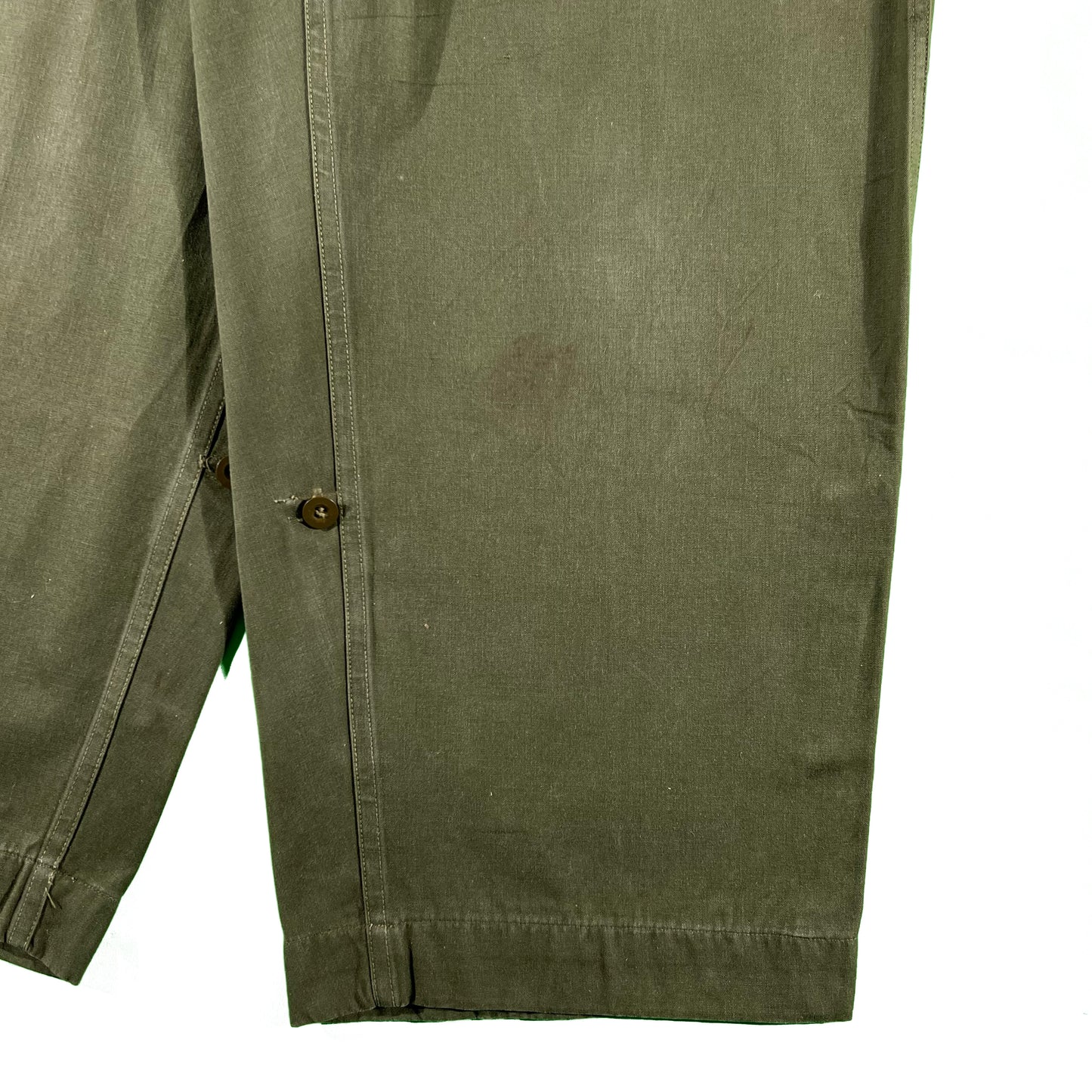 50s Baggy Belgian Military Cargo Pants- 34x28.5