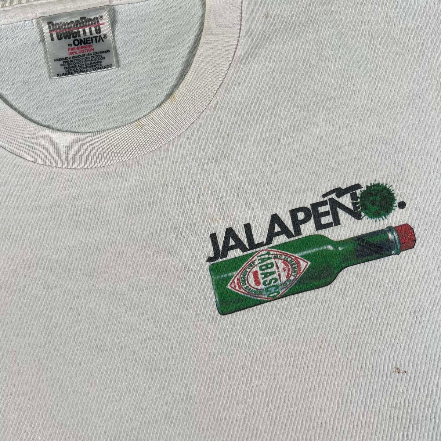 90s Jalapeño Tabasco Tee- XL