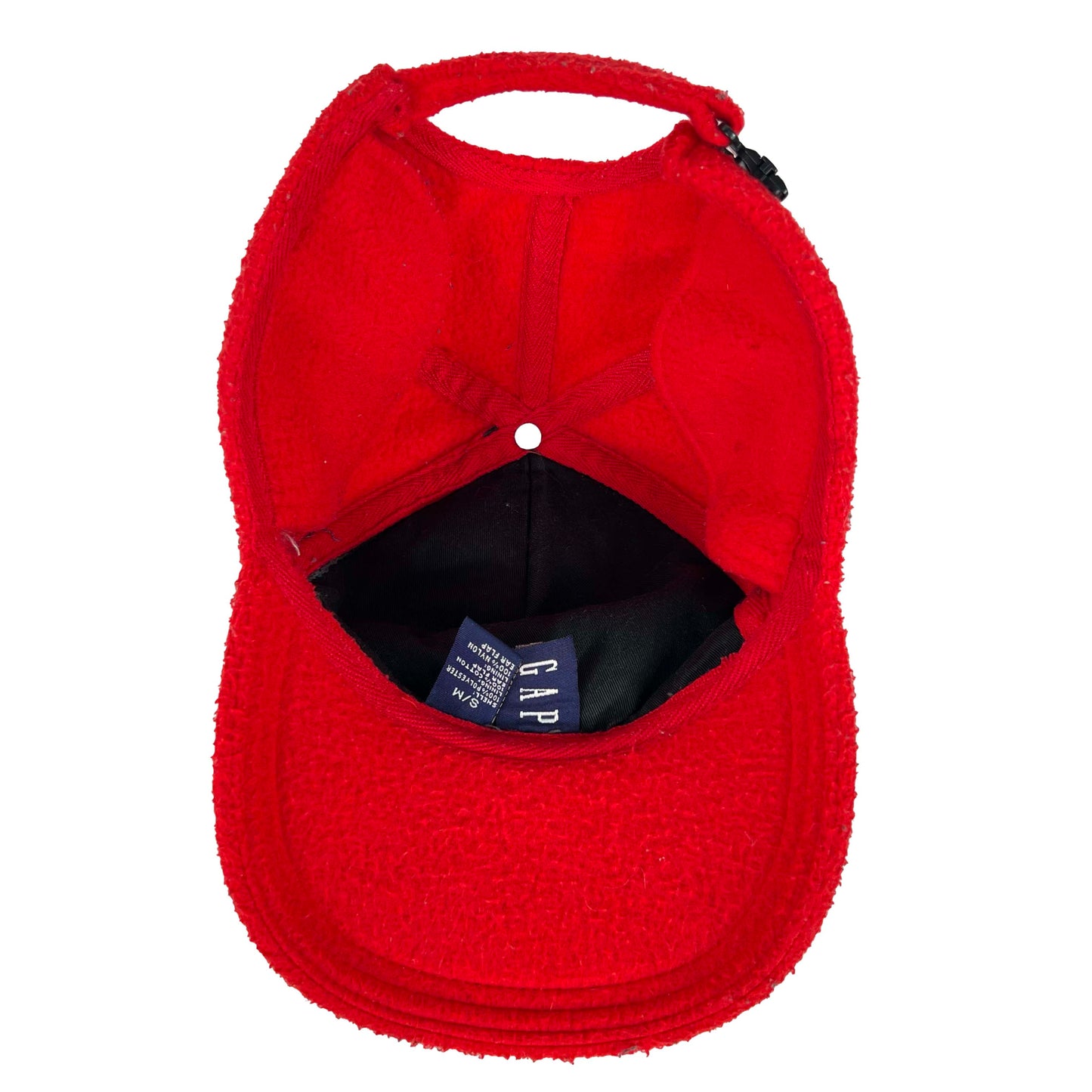 90s Gap Red Fleece Hat- S/M