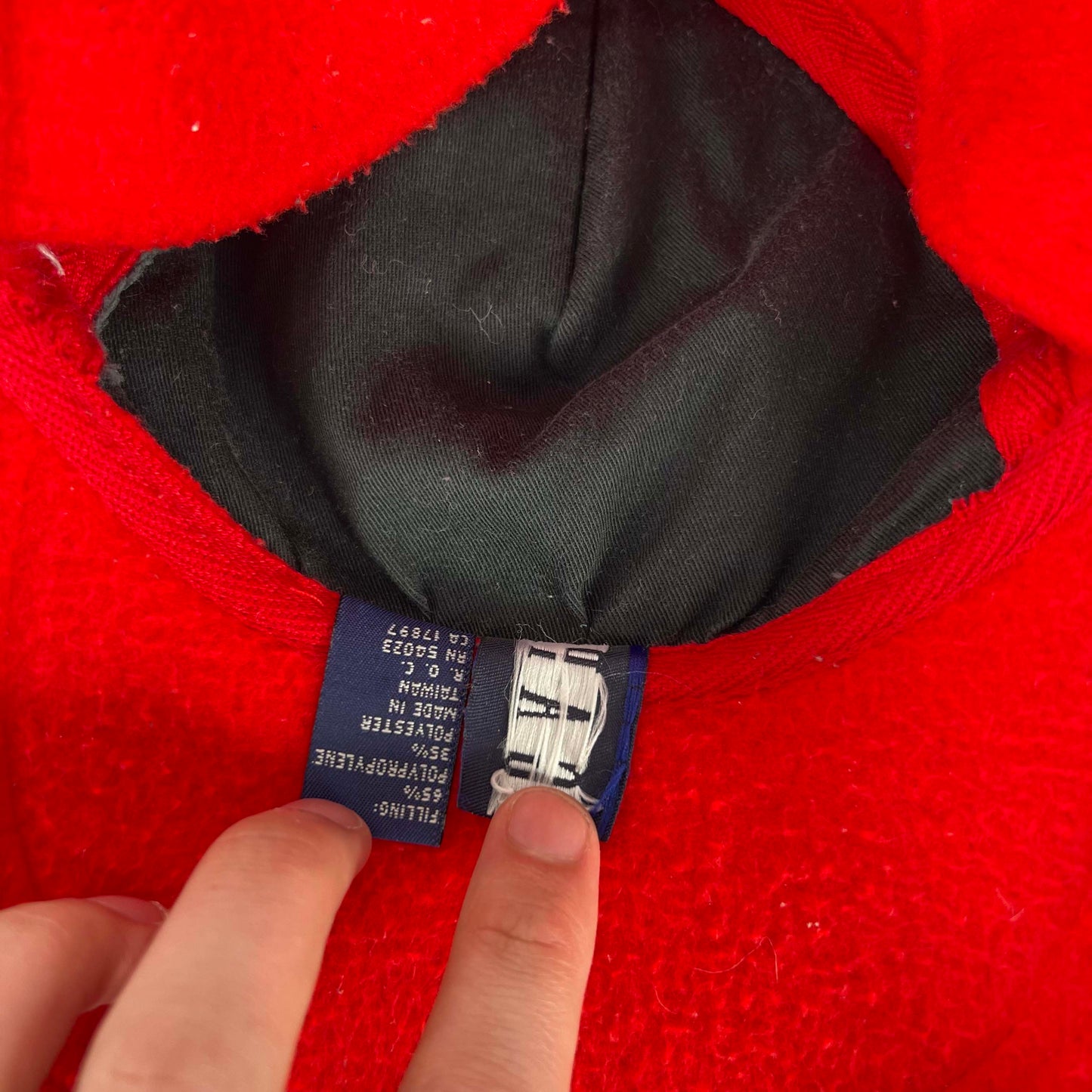 90s Gap Red Fleece Hat- S/M