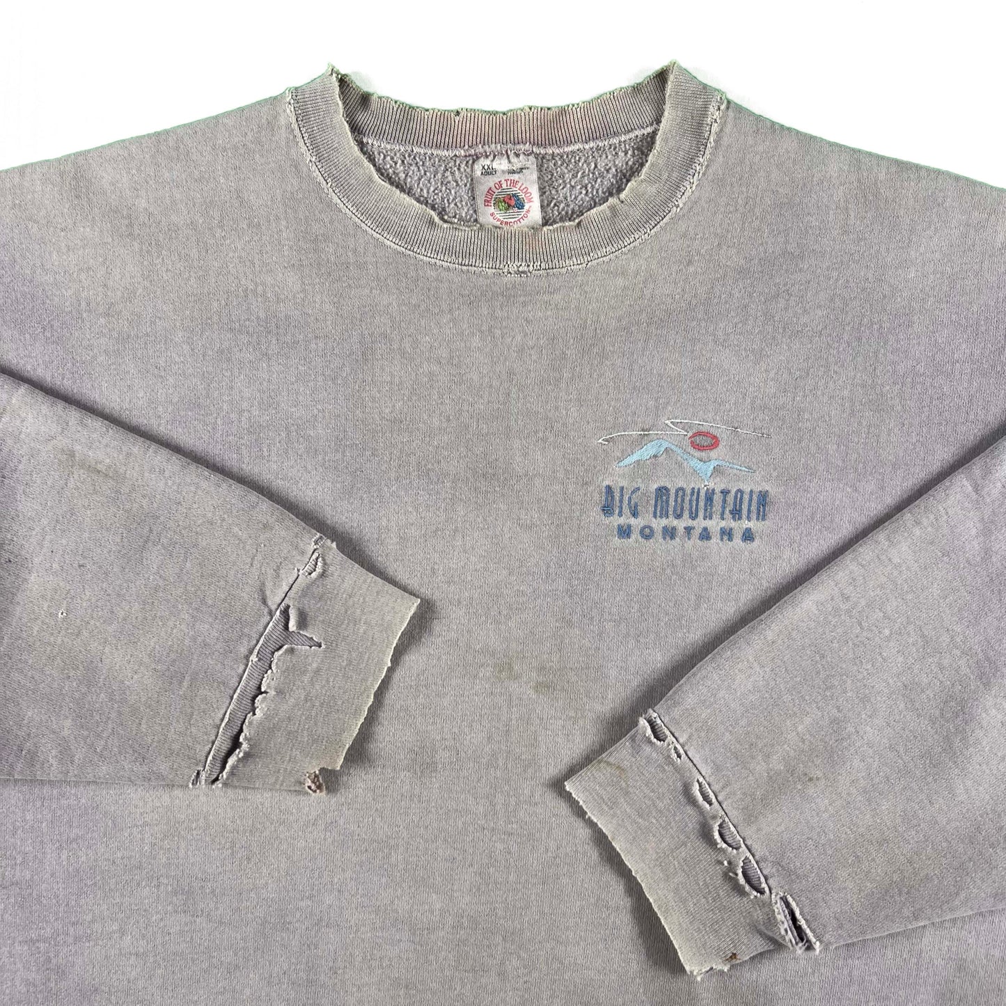 90s Perfectly Worn Big Mountain Montana Sweatshirt- XL