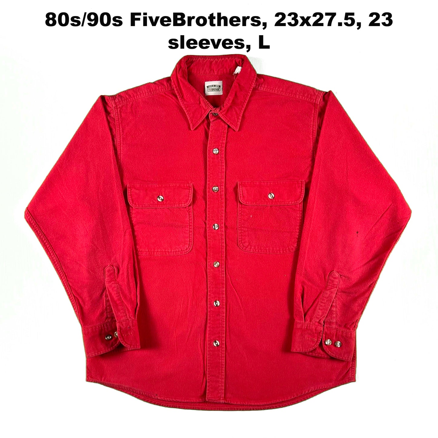 Vintage 100% Cotton Chamois Shirts- SELECT SHIRT