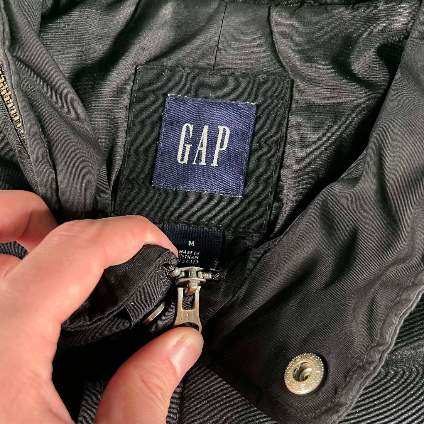 00s Gap Black Multi Pocket Jacket- M