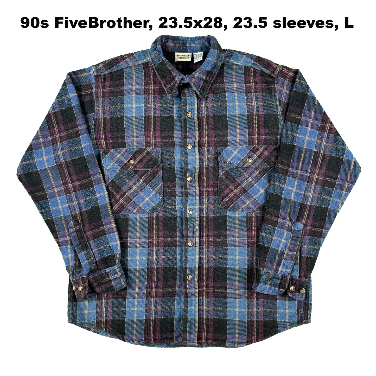 Vintage 100% Cotton Flannels- SELECT SHIRT