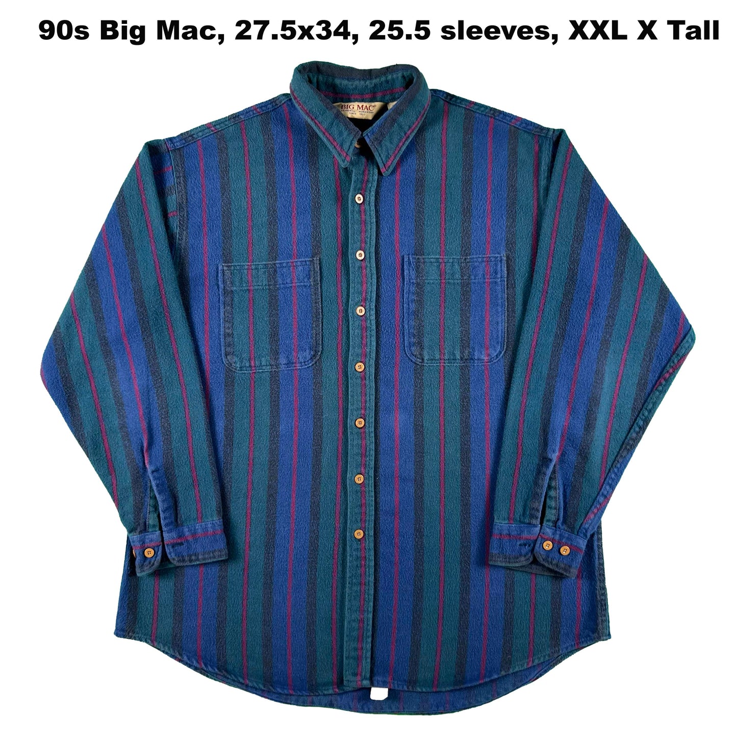 Vintage 100% Cotton Flannels- SELECT SHIRT
