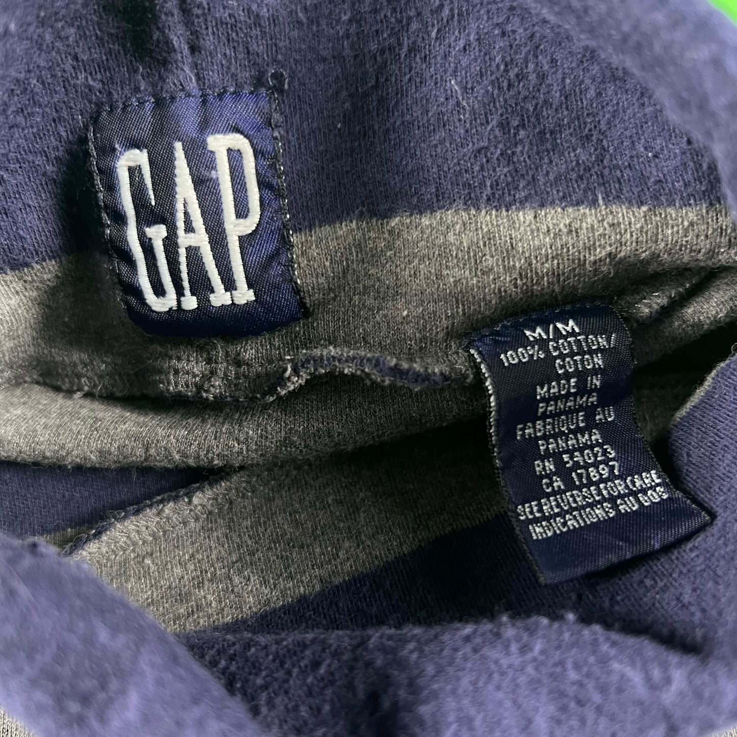 90s Gap Striped Turtleneck- M