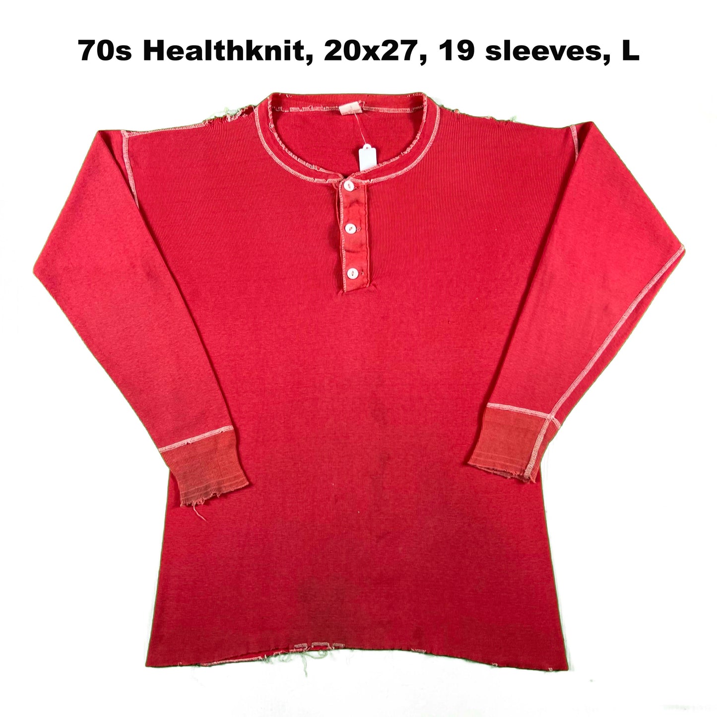 Vintage Various Colored Waffle Knit Thermals- SELECT SHIRT