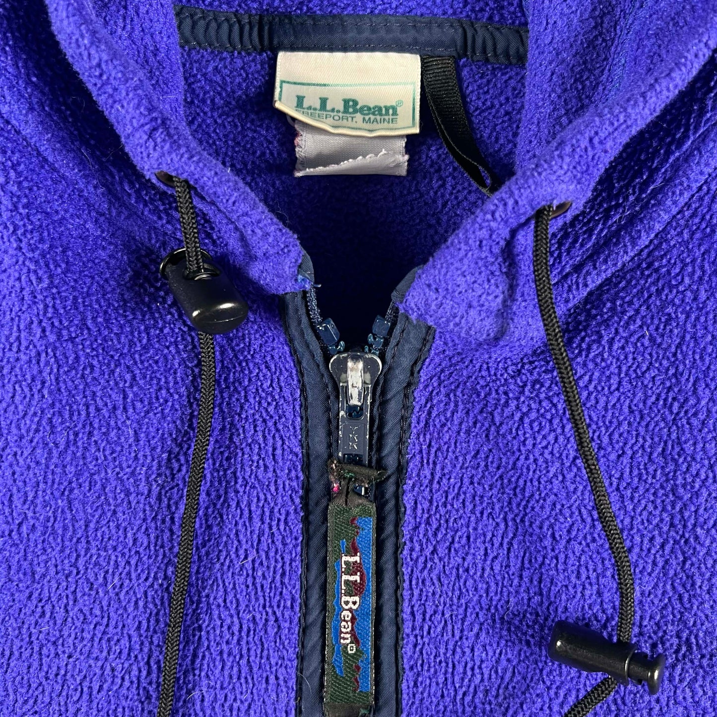 90s L.L. Bean Blue Fleece Jacket- M