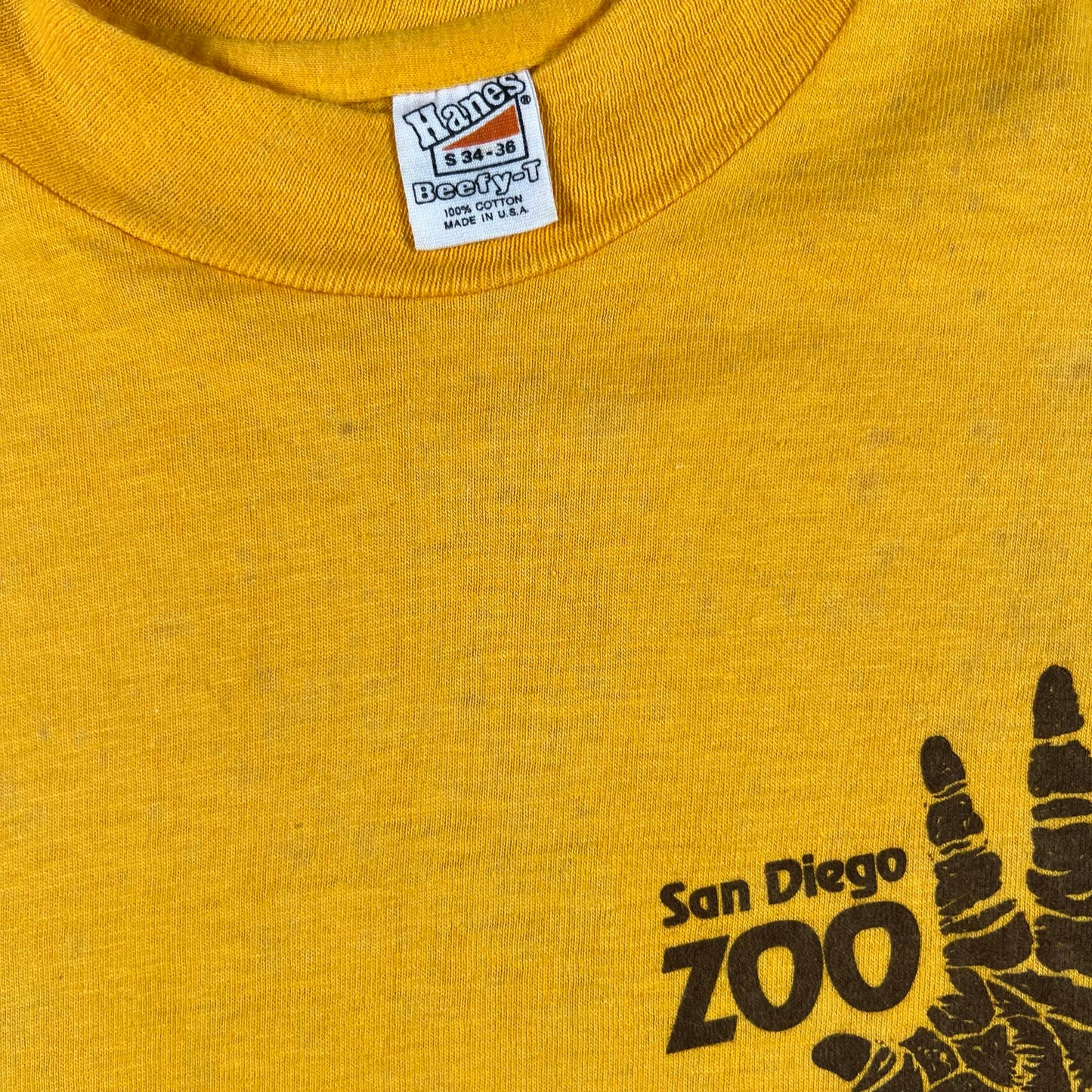 70s San Diego Zoo Gorilla Tee- XS