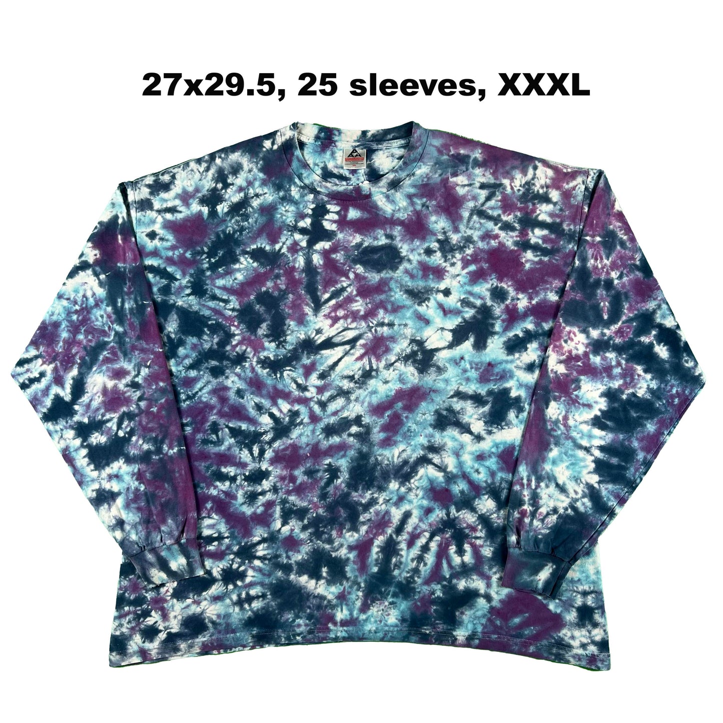 Vintage Blank Long Sleeve Tie Dye Tee- SELECT SHIRT