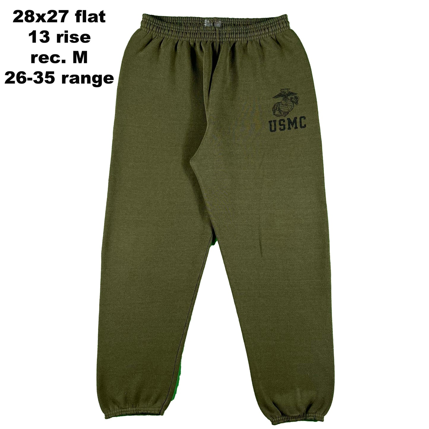 90s Army Green USMC Sweatpants- SELECT PANT