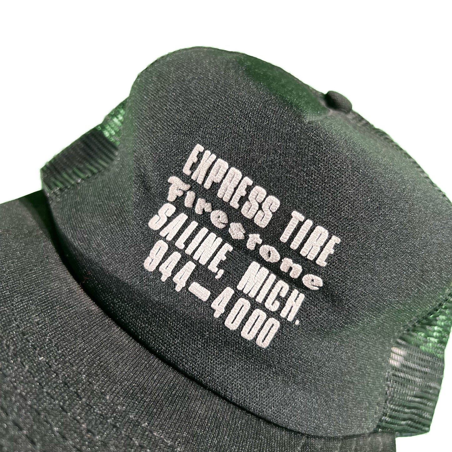 80s Tire Black Trucker Hat