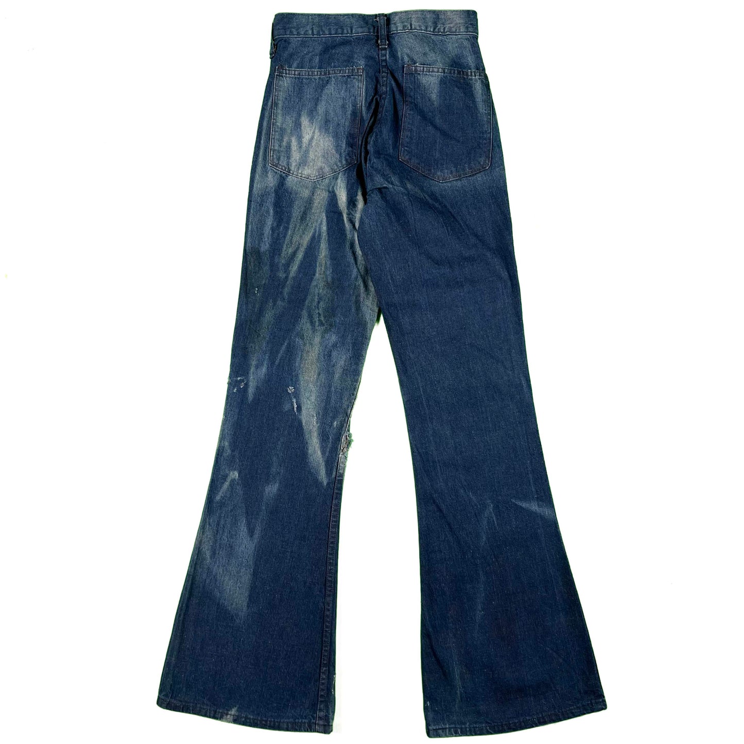 60s Seafarer Sailor Denim Bell Bottoms- 25x31