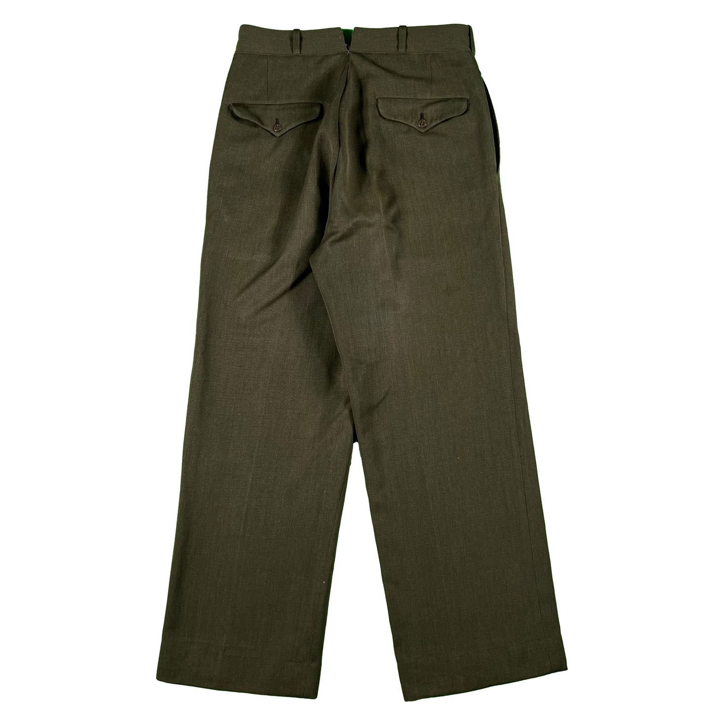 40s Army Button Fly Officer Pants- 29x28.5