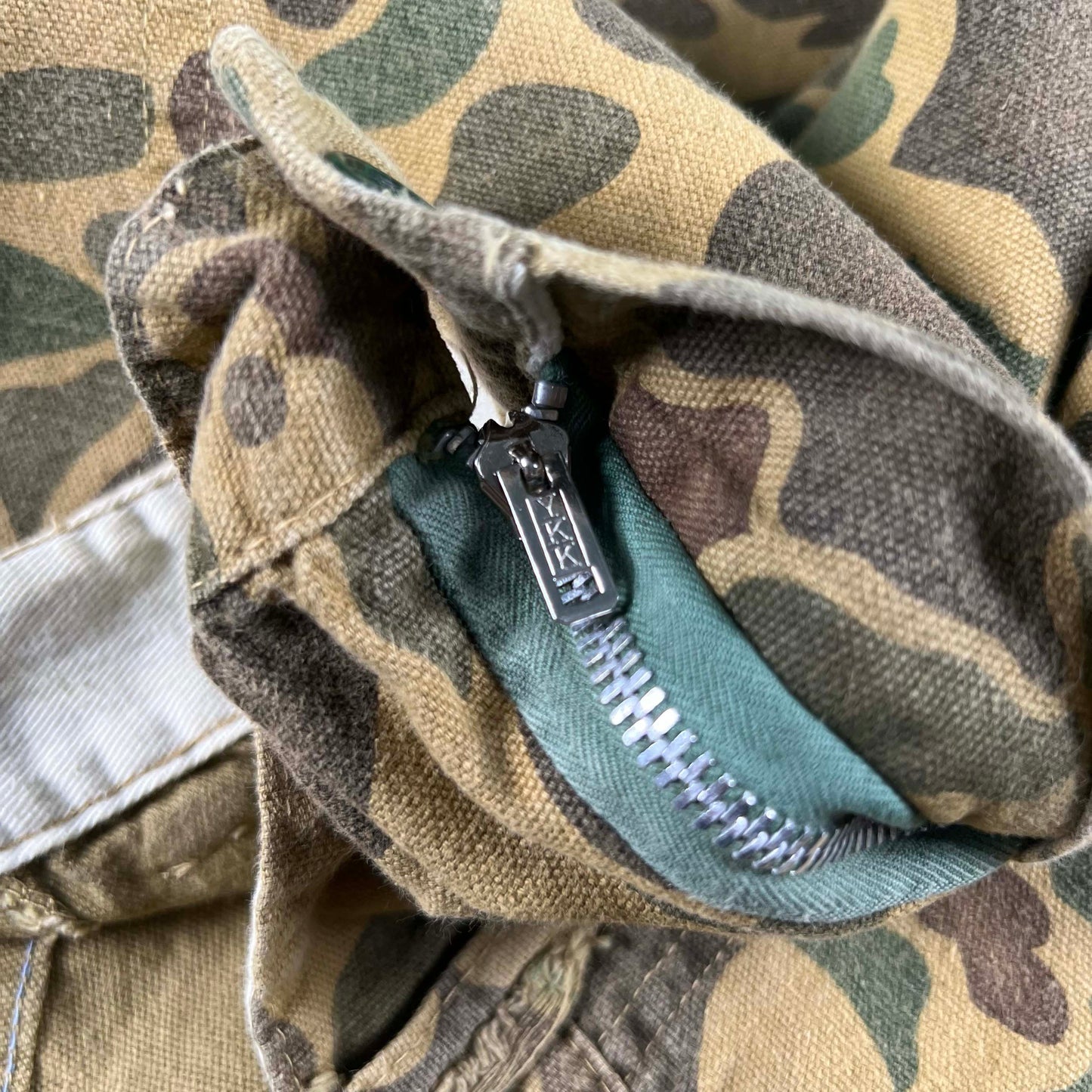 80s Duck Camo Wide Leg Fatigue Pants- 36"-38"x27