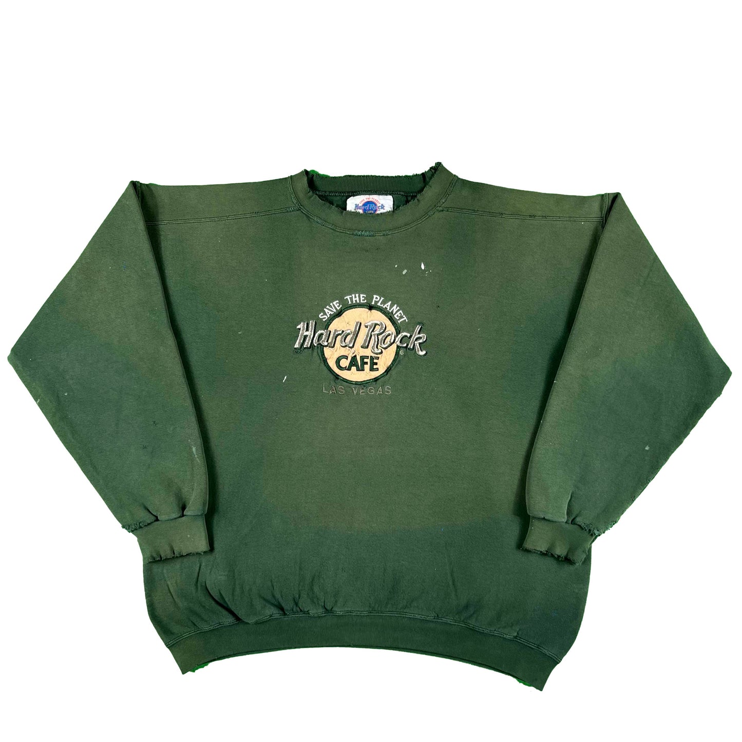 90s Perfectly Worn Hard Rock Cafe Las Vegas Sweatshirt- XL