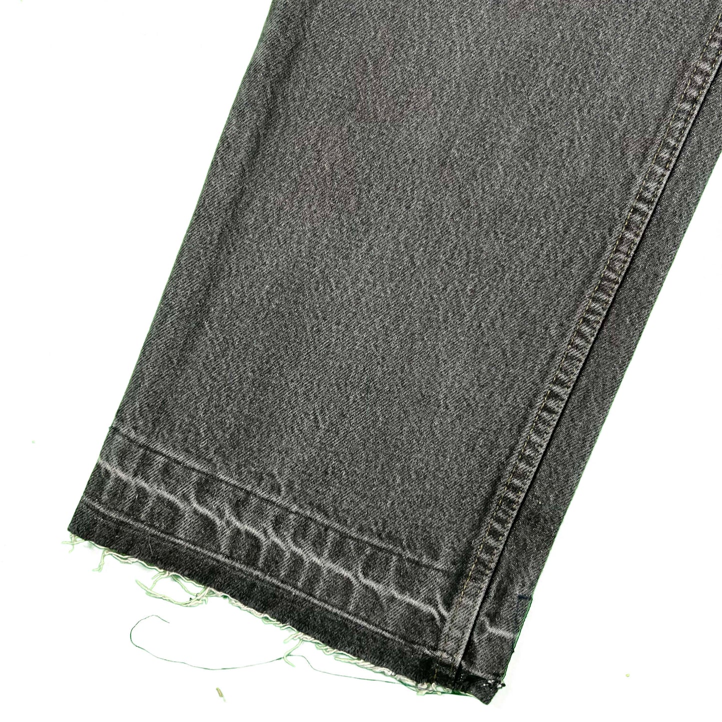 90s Black/Grey Levi's 517 Released Hem Denim- 38x28