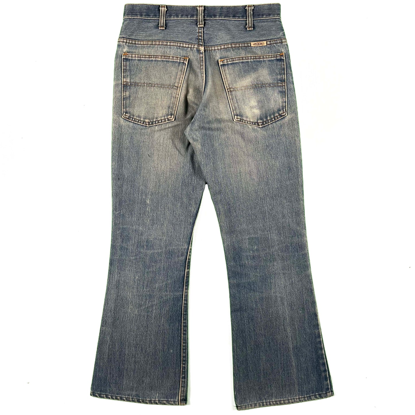70s Gauchos Flared Denim- 30x28
