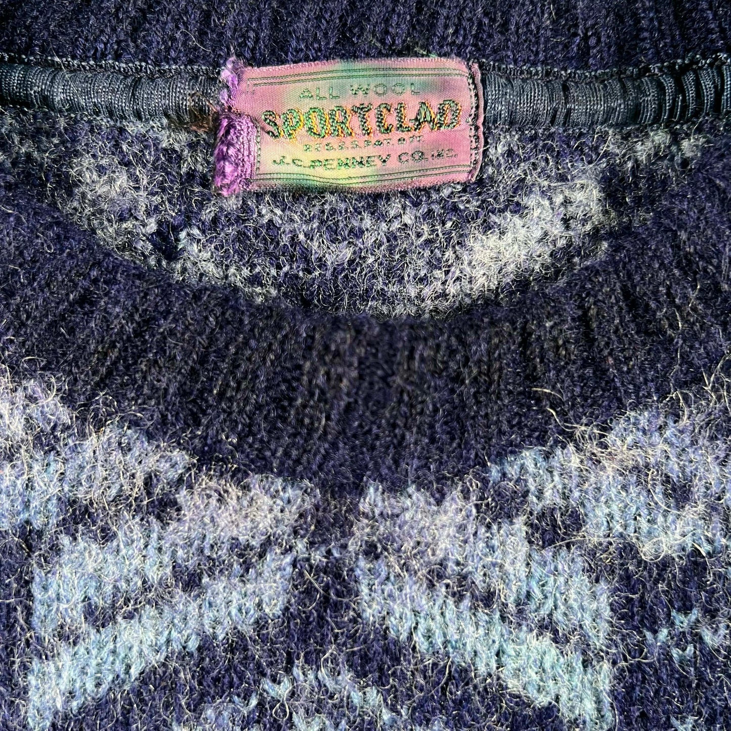 40s/50s JcPenney Sportclad Wool Sweater- S