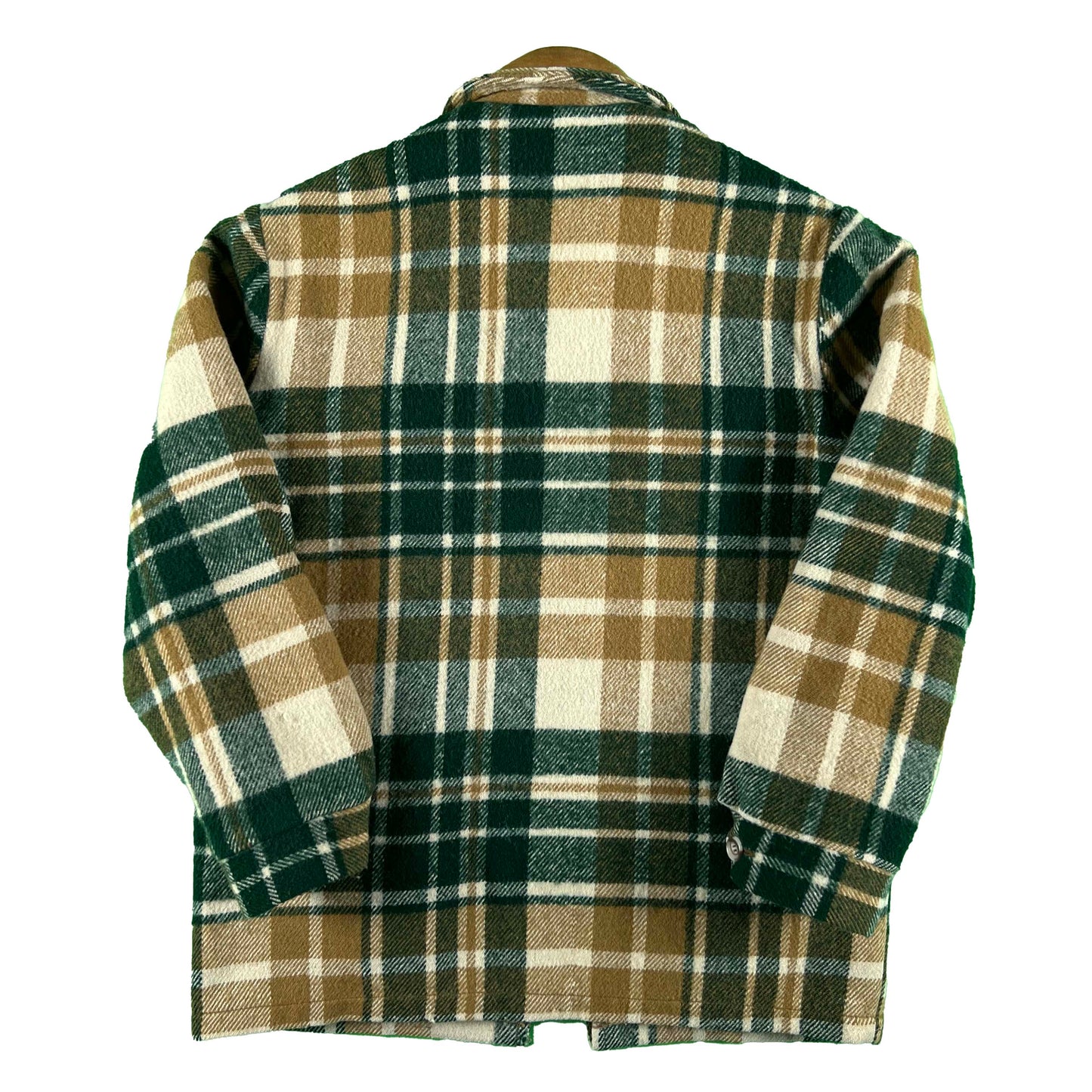 70s Woolrich Fleece Lined Plaid Jacket- M