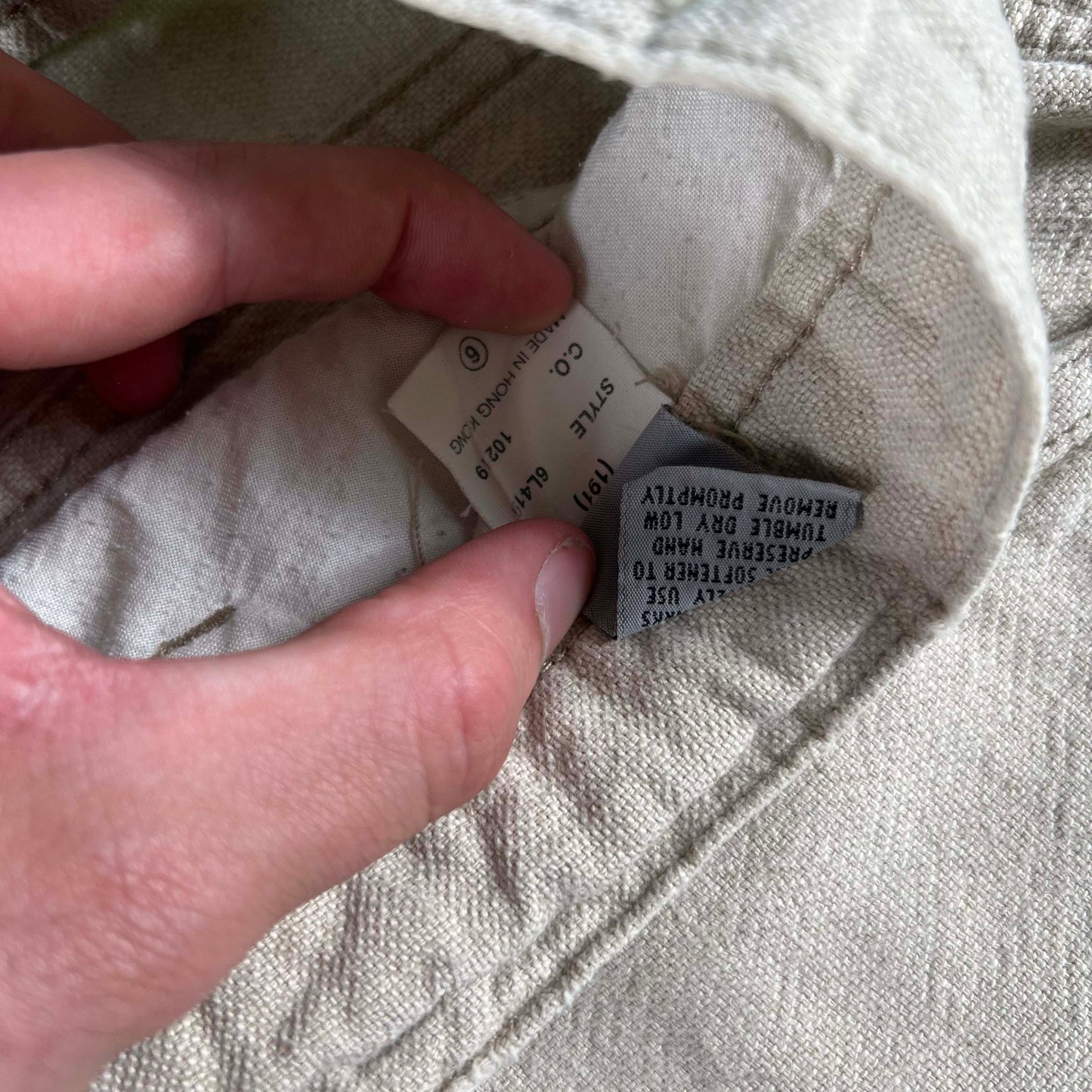 00s Marithe Francois Girbaud Linen Shorts- 36x11