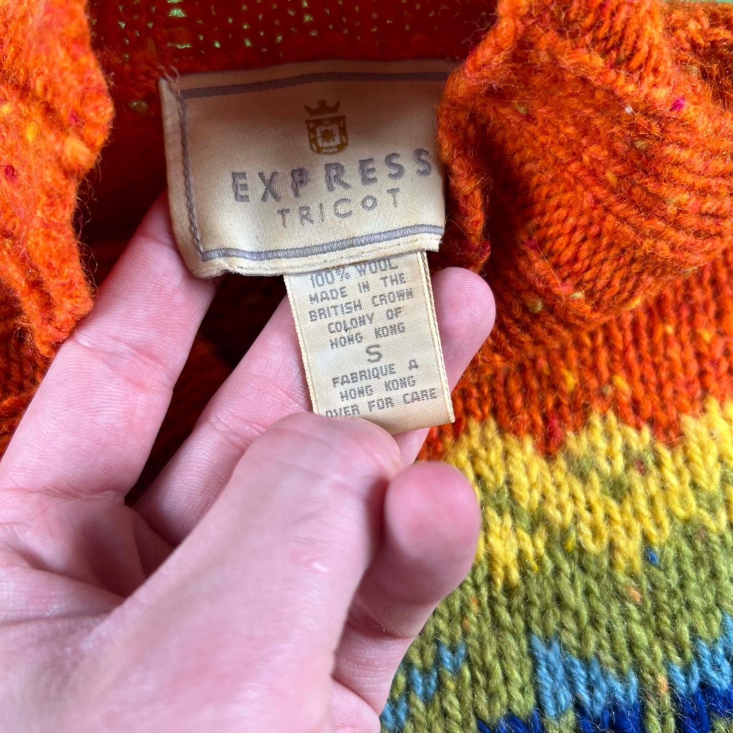 90s Gorgeous & Bright Express Sweater- S