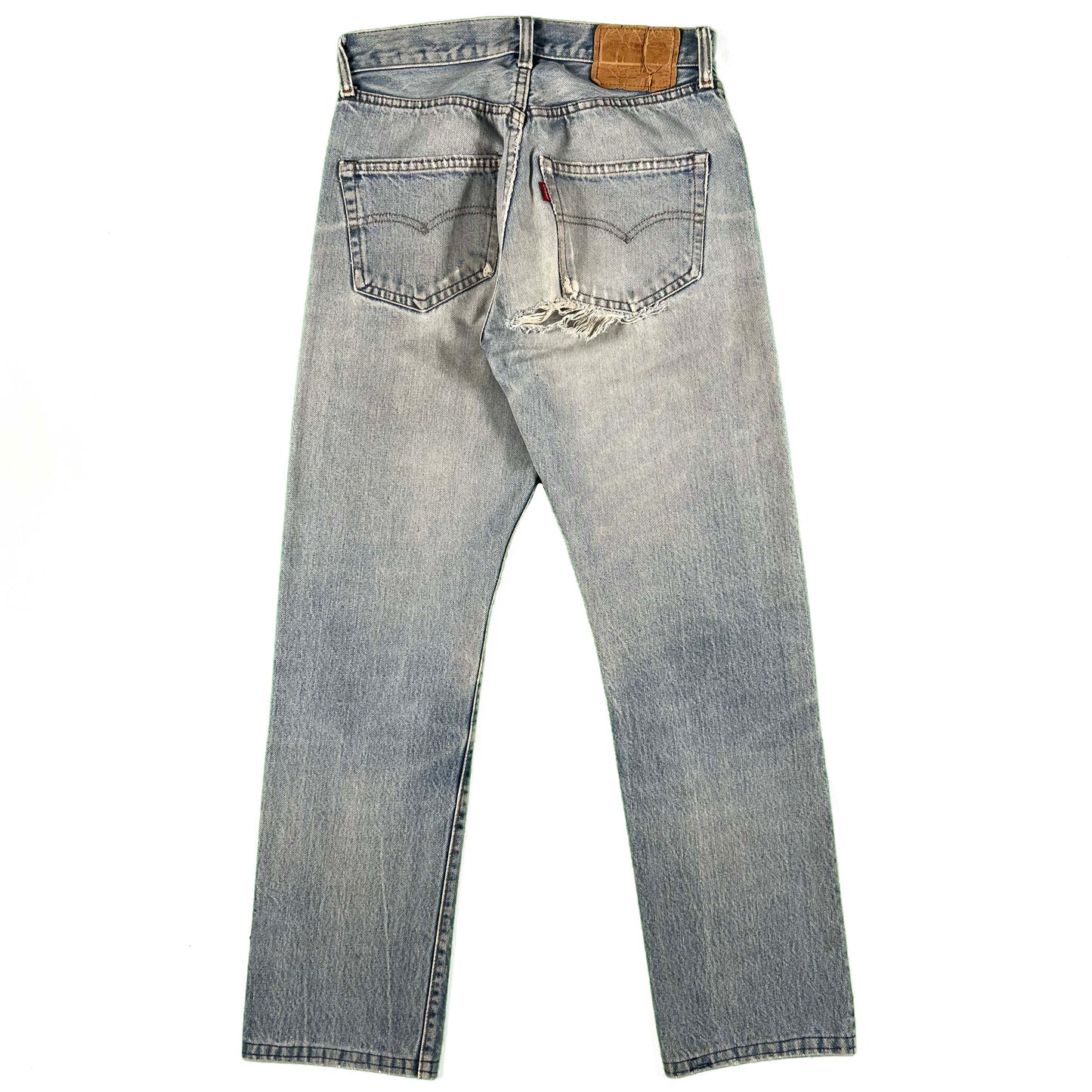 80s Levi's 501 Ripped Knee Denim- 27x27.5
