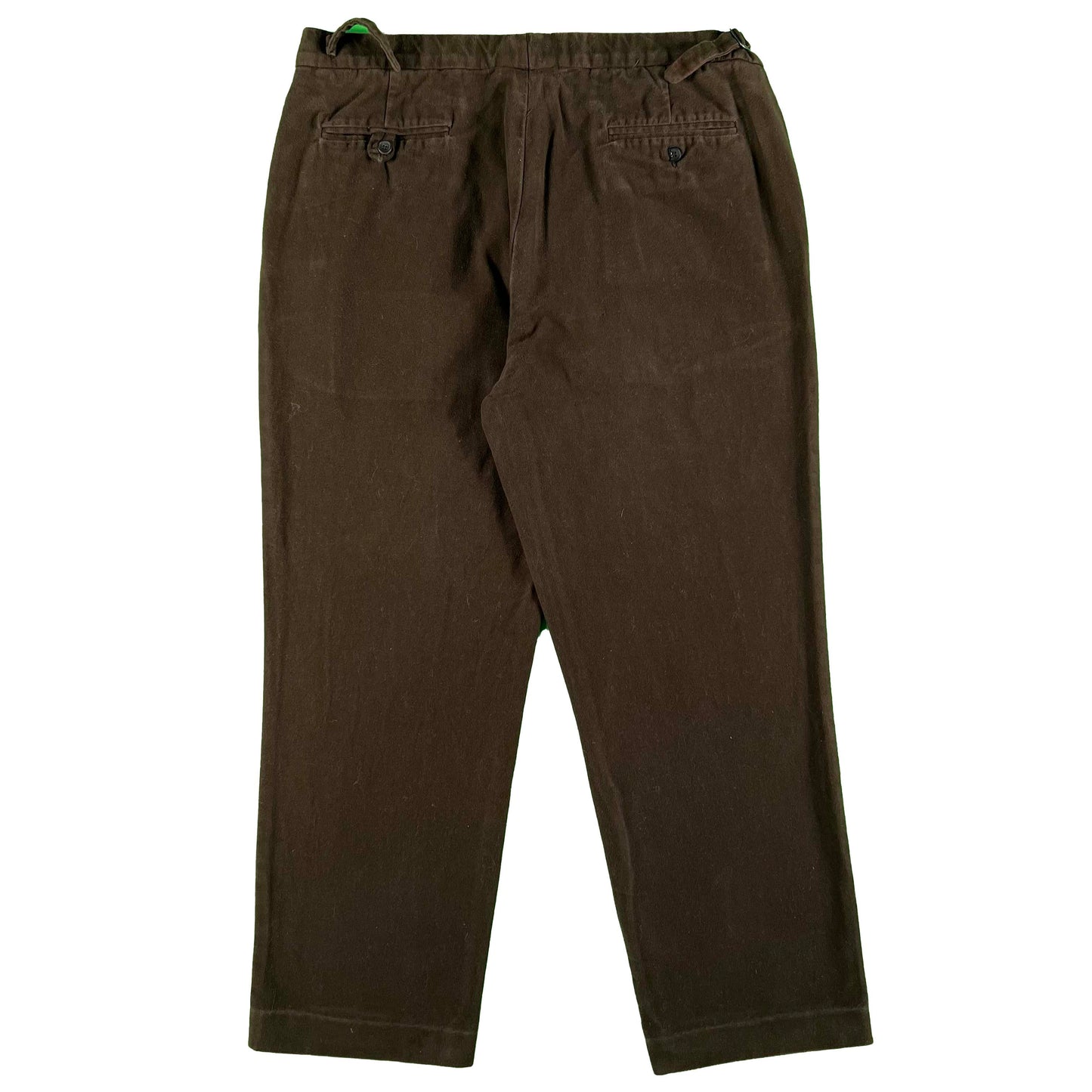 90s Polo Ralph Lauren Moleskin Cotton Trousers- 33x29