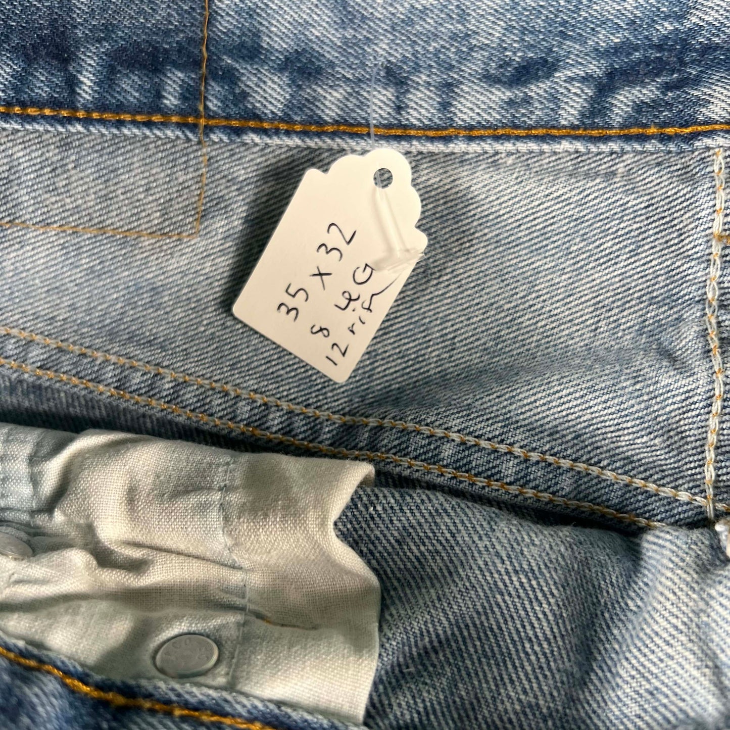 90s Levi's 501 Denim- 35x32