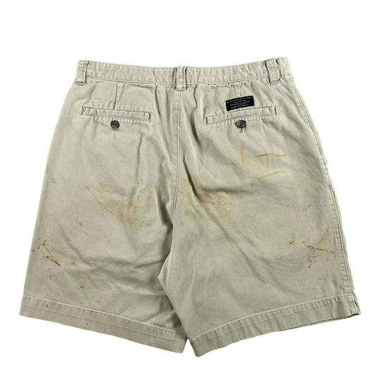 00s Thrashed Banana Republic Cotton Chino Shorts- 32x7.5