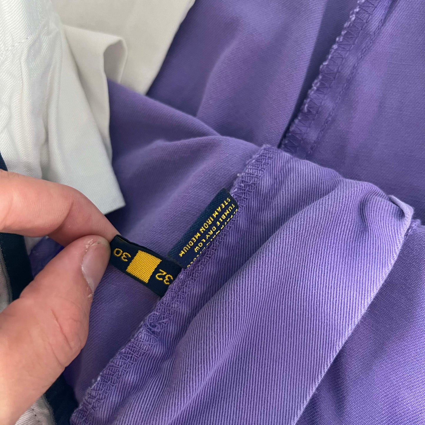 Purple Ralph Lauren Rugby Wide Leg Chinos- 32x29