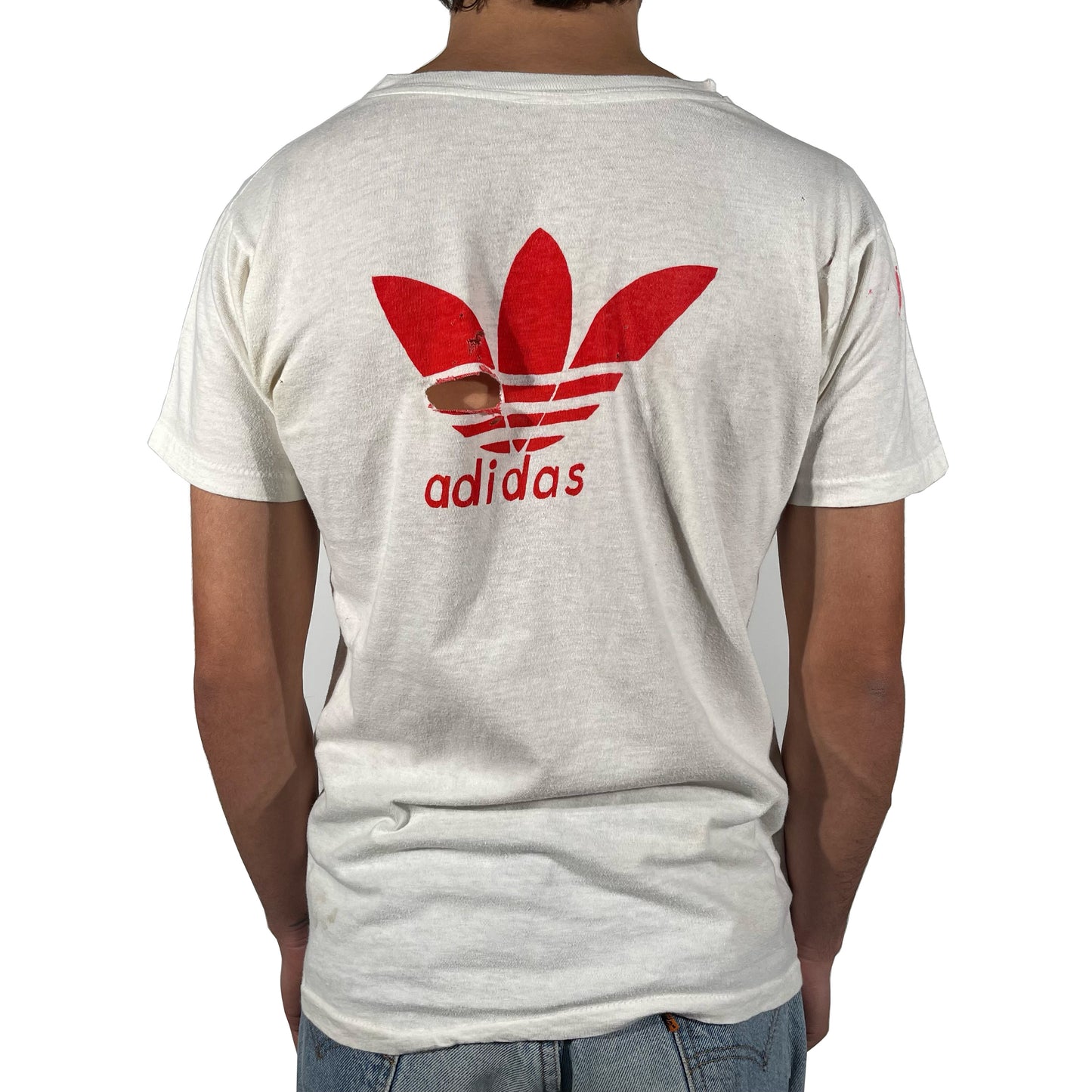 70s Adidas Wrestling Tee- S