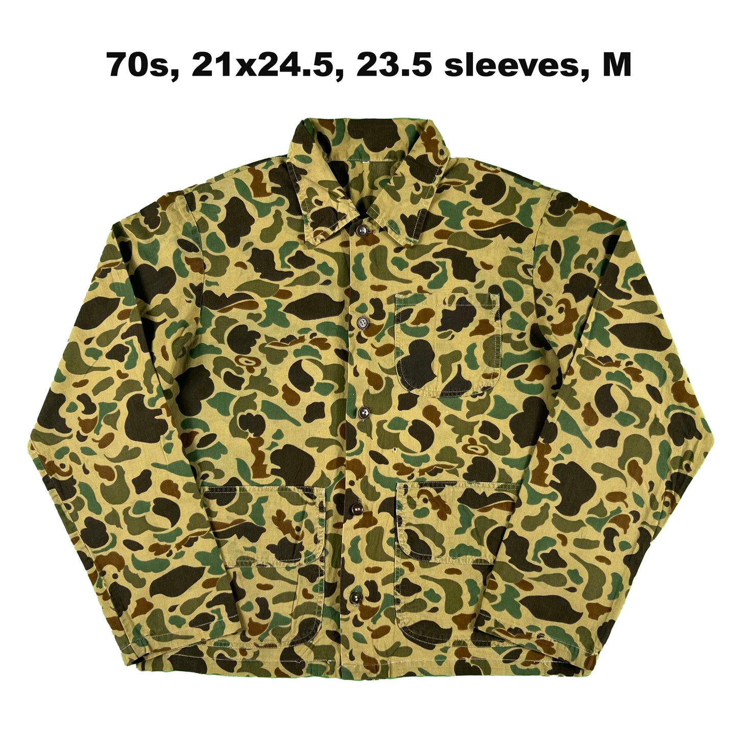 Vintage Duck Camo Utility Shirt- SELECT SHIRT