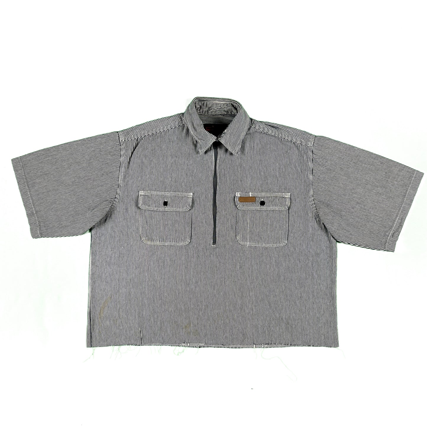 00s Chopped Hickory Stripe Work Shirt- L