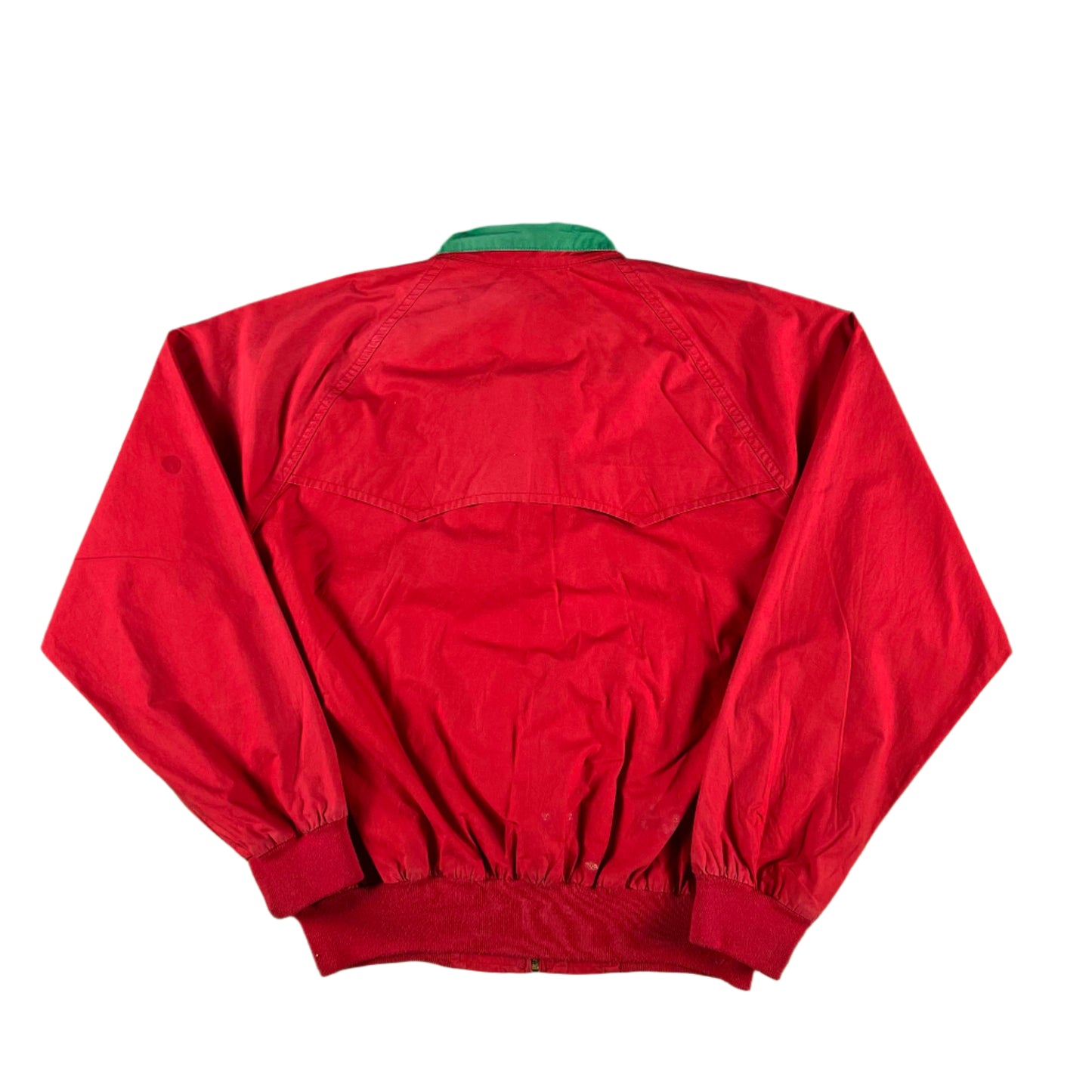 90s Polo RL Red & Green Harrington Jacket- M