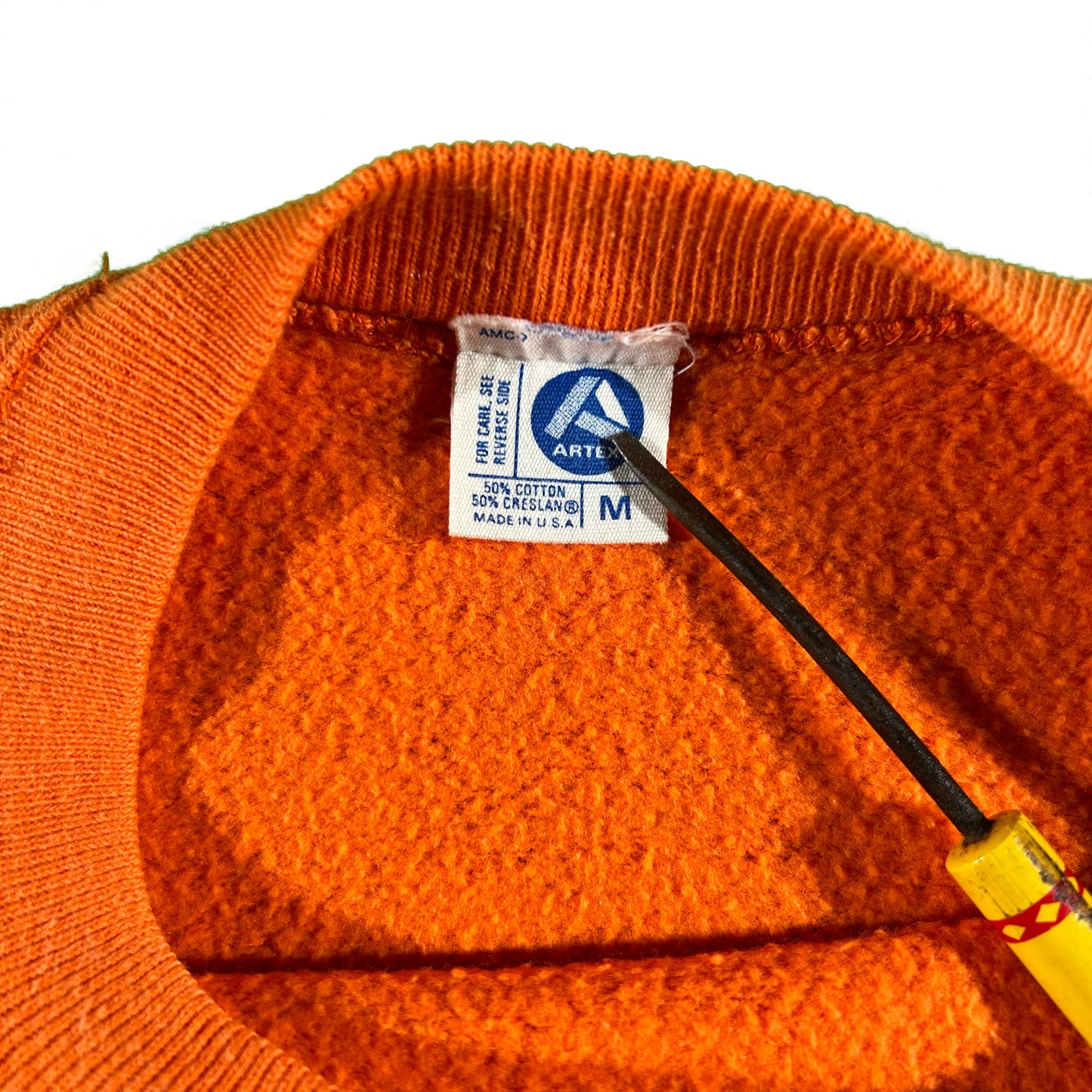 60s Flocked Princeton Sweatshirt- M