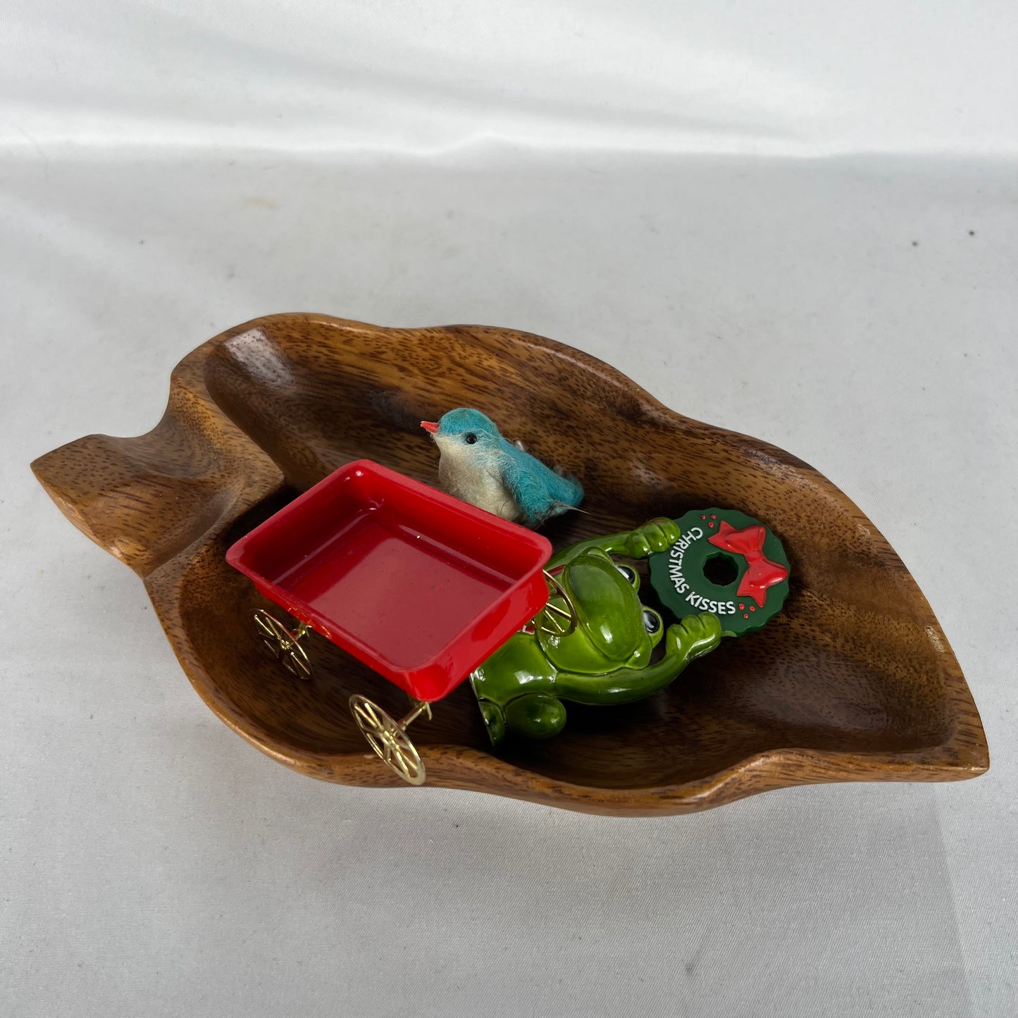 Vintage Wooden Catch All